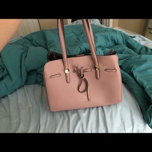 Nanette lepore nude pink purse